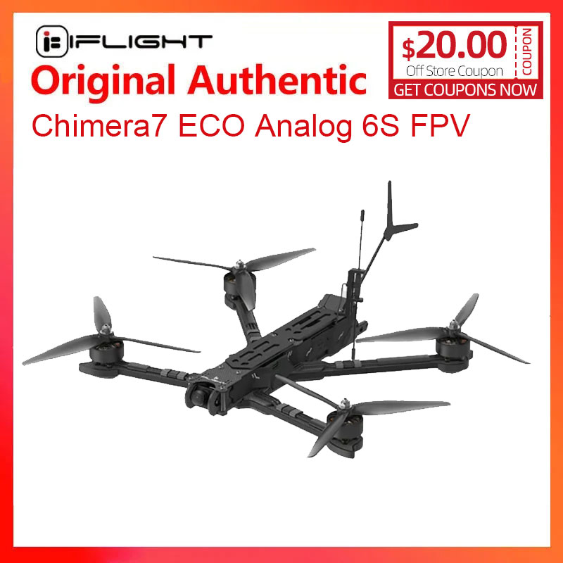 Iflight Blitz 1.6W 5.8G Vtx - IFlight Chimera7 ECO analogowy 6S FPV