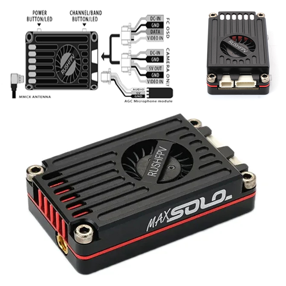 RUSHFPV RUSH MAX SOLO 5.8GHz 2 – Rushfpv Rush Max Solo 5.8G 2.5W Vtx recenzja i cena