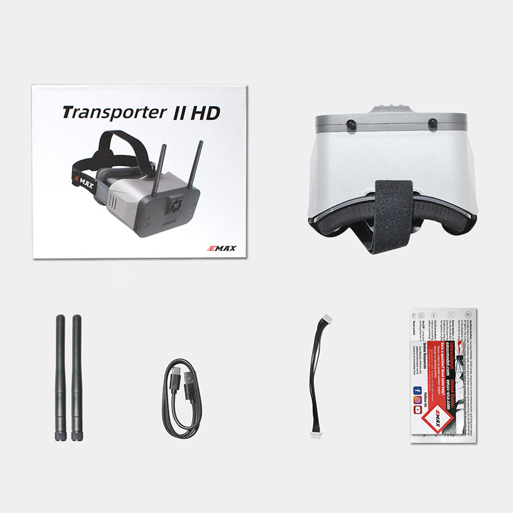 Okulary FPV EMAX Transporter I – Hdzero Goggles Digital Hd Fpv recenzja i cena