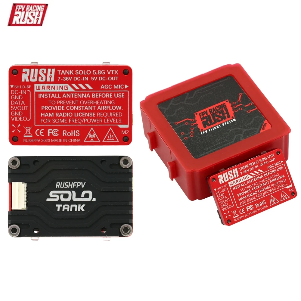 RushFPV Rush FPV Max Solo 2.5W – Rushfpv Rush Max Solo 5.8G 2.5W Vtx recenzja i cena